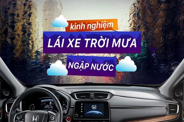 Một số lưu ý khi lái xe trong thời tiết mưa bão