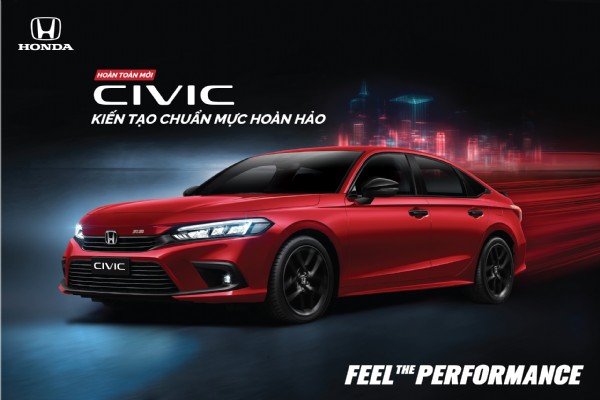 Honda Civic 2022 thế hệ thứ 11 hoàn toàn mới chính thức ra mắt