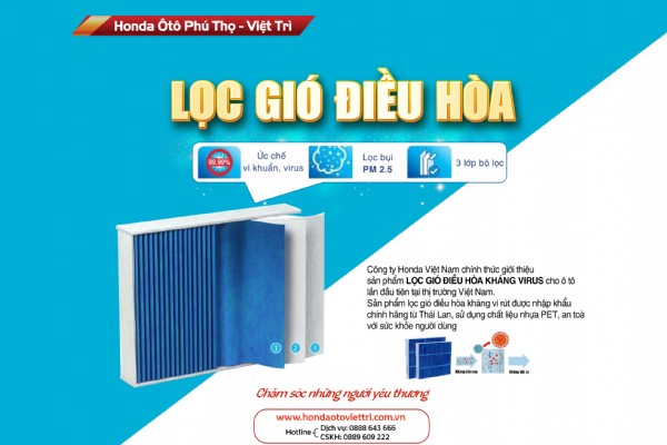 GIẢM 10% - LỌC GIÓ ĐIỀU HOÀ KHÁNG VIRUS