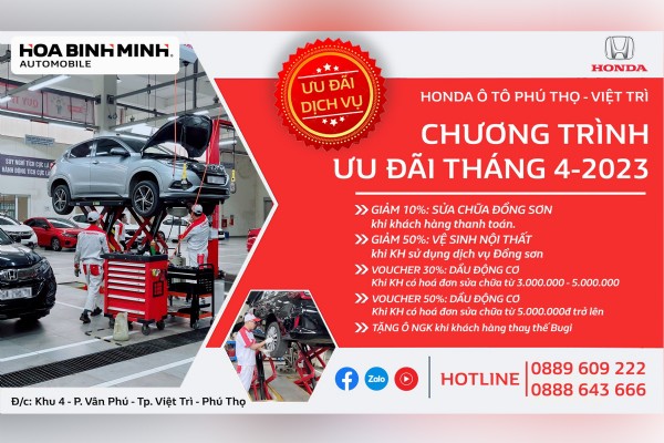 CHƯƠNG TRÌNH ƯU ĐÃI THÁNG 4/2023